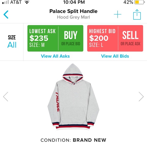 Palace Split Handle Hoodie